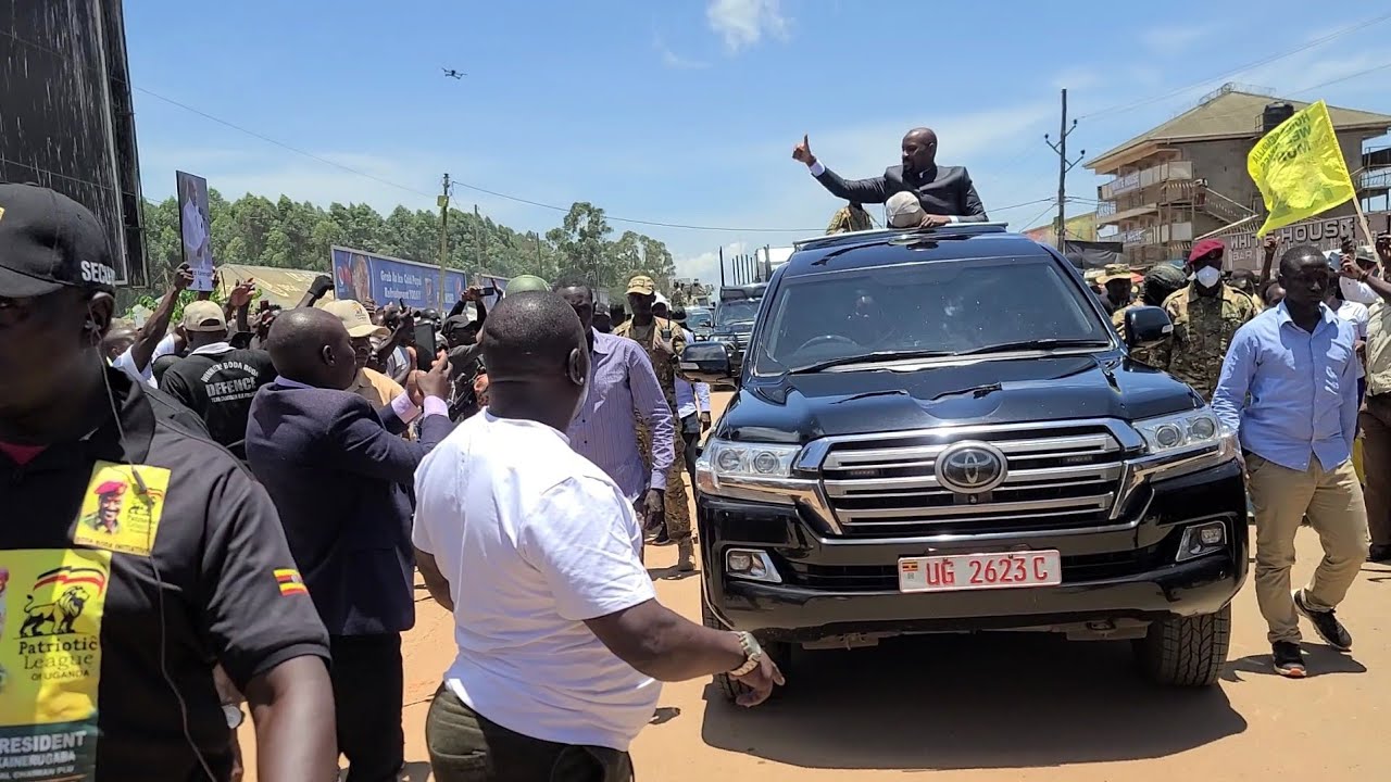 Gen Muhoozi and bebe cool live in Masaka