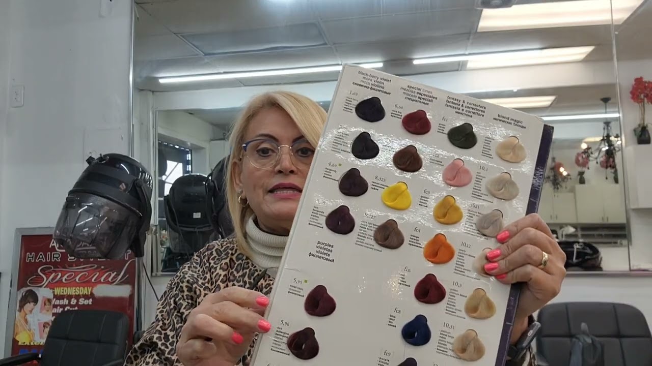 CUBRIR CANAS Y REJUVENENSE EL ROSTRO  /  SECRET of PROFESSIONAL HAIR COLOR  / TRANSFORMACION CANAS %