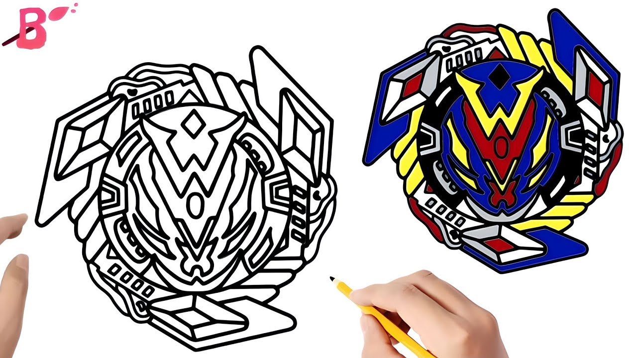 Como Desenhar Beyblade | How to Draw Beyblade