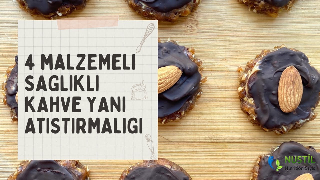 4 Malzemeli Sağlıklı Kahve Yanı Atıştırmalığı 🥣 Nustil