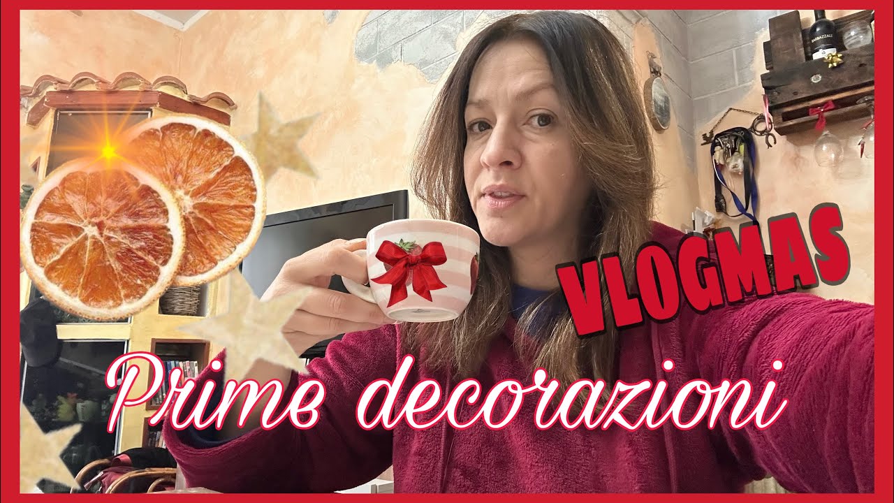 Vlogmas-Essiccare le arance e Poster Natalizi😍😍 