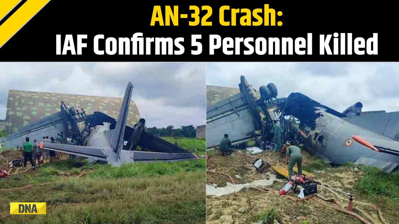Assam News: IAF Confirms 5 Personnel Killed In AN-32 Crash At Jorhat Airbase | AN-32 Crash