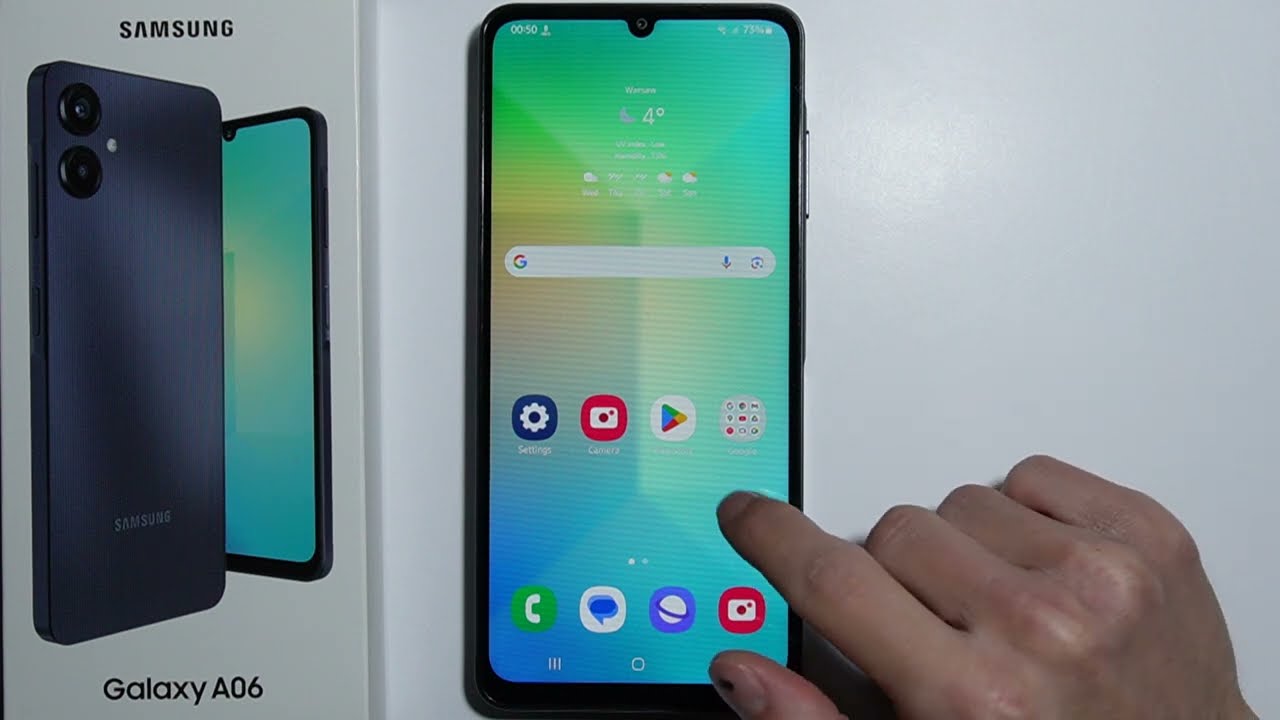 Samsung A06: How to Show Internet Speed On Status Bar?