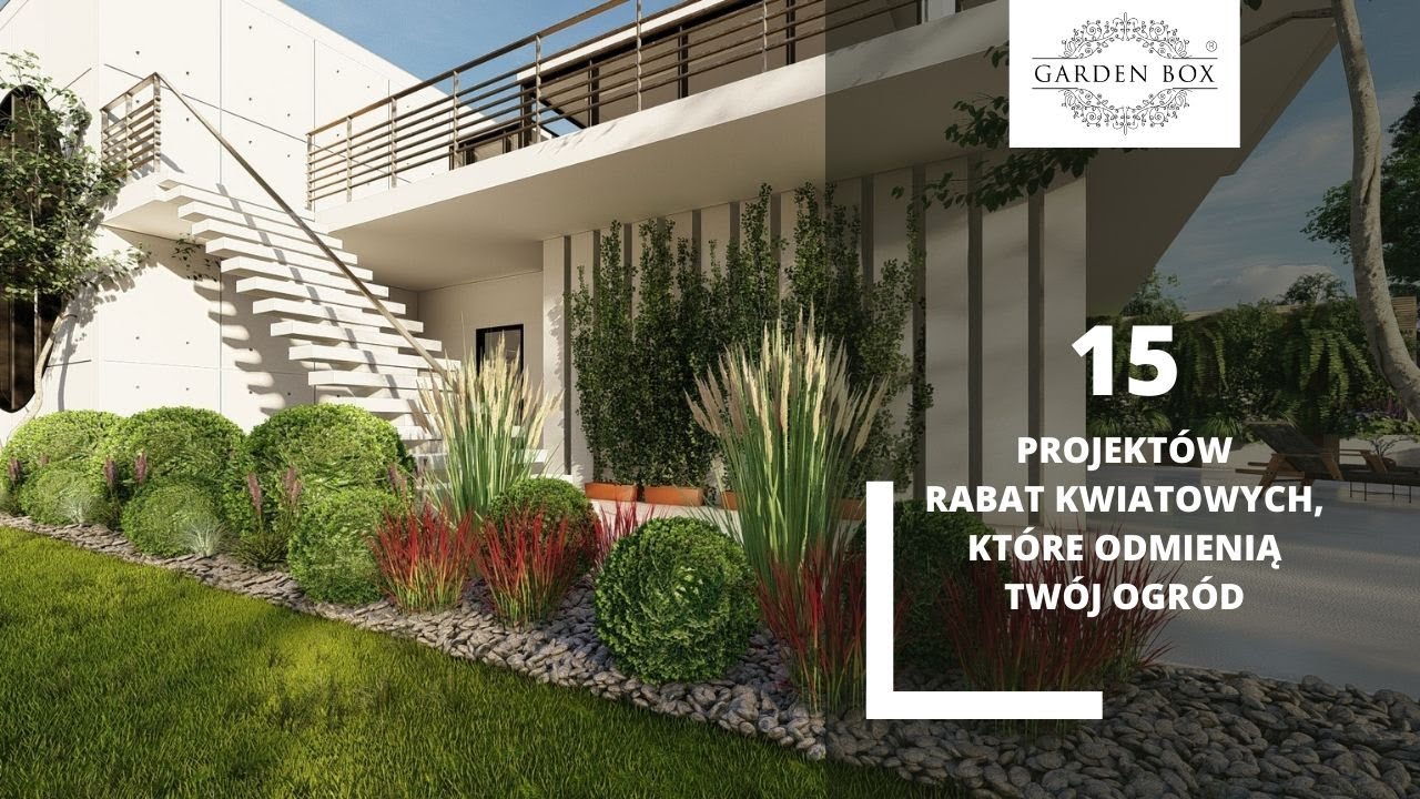 Aranżacje ogrodowe - 15 projektów rabat kwiatowych, które odmienią Twój ogród