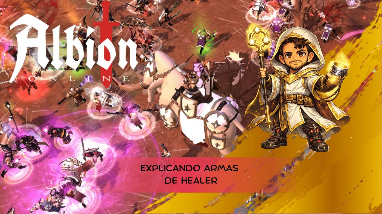 CLASSES E SUAS FUNÇÕES PT 4 - HEALERS, OS SALVADORES DAS ZERGS - ALBION ONLINE