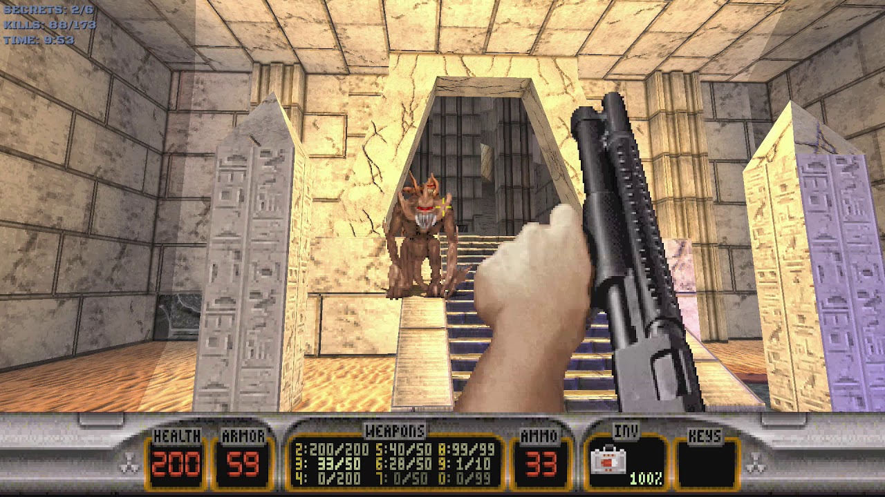 Duke Nukem 3D World Tour E5M4: Mirage Barrage (100% Secrets)