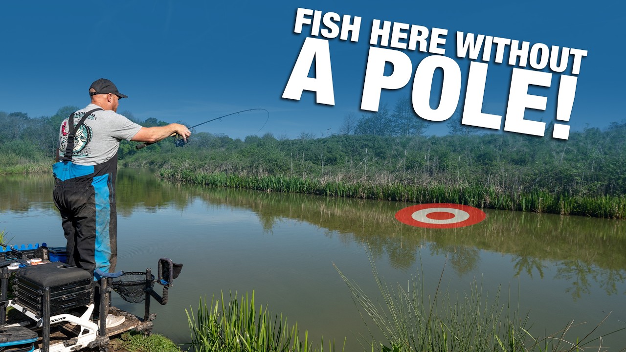 Fish The Far Bank WITHOUT A POLE! | Method Feeder Fishing