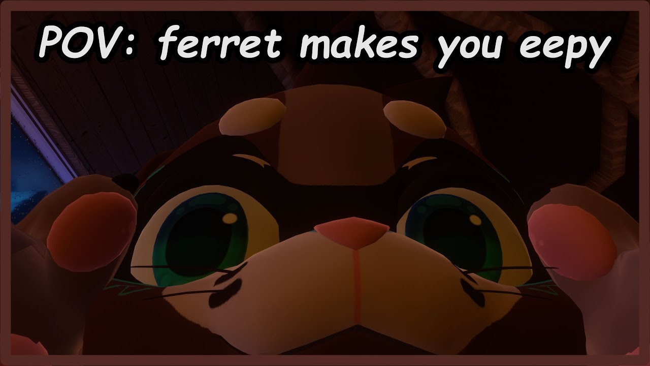 [Furry ASMR] gentle ferret mouth sounds and whispers :3