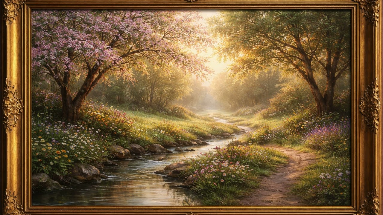 Tableau TV:  Beautiful Frame Art TV: TV Art Frame #art  #ArtFrame #relaxingvisuals  @Tvartframe2