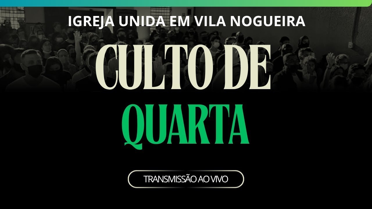 CULTO DE QUARTA | 11 DE FEVEREIRO DE 2026