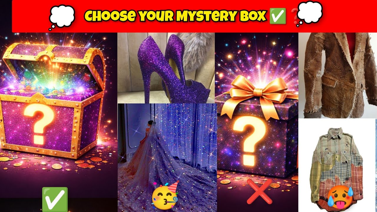 Choose your Mystery Box❓and get your prize 🌈 (GOOD VS BAD)🥵/🤑@MysteryBoxBonanza (PART 1)