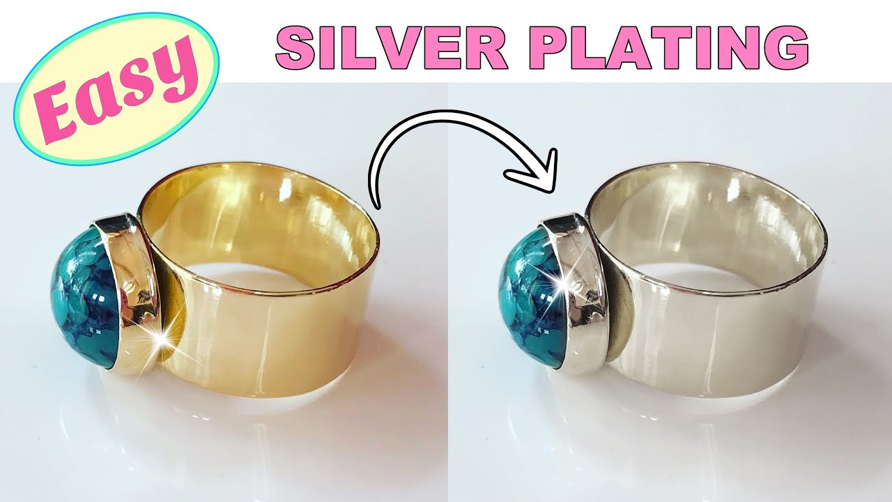 Easy Silver Plating At Home That Takes seconds! Jewelry Making Tutorial