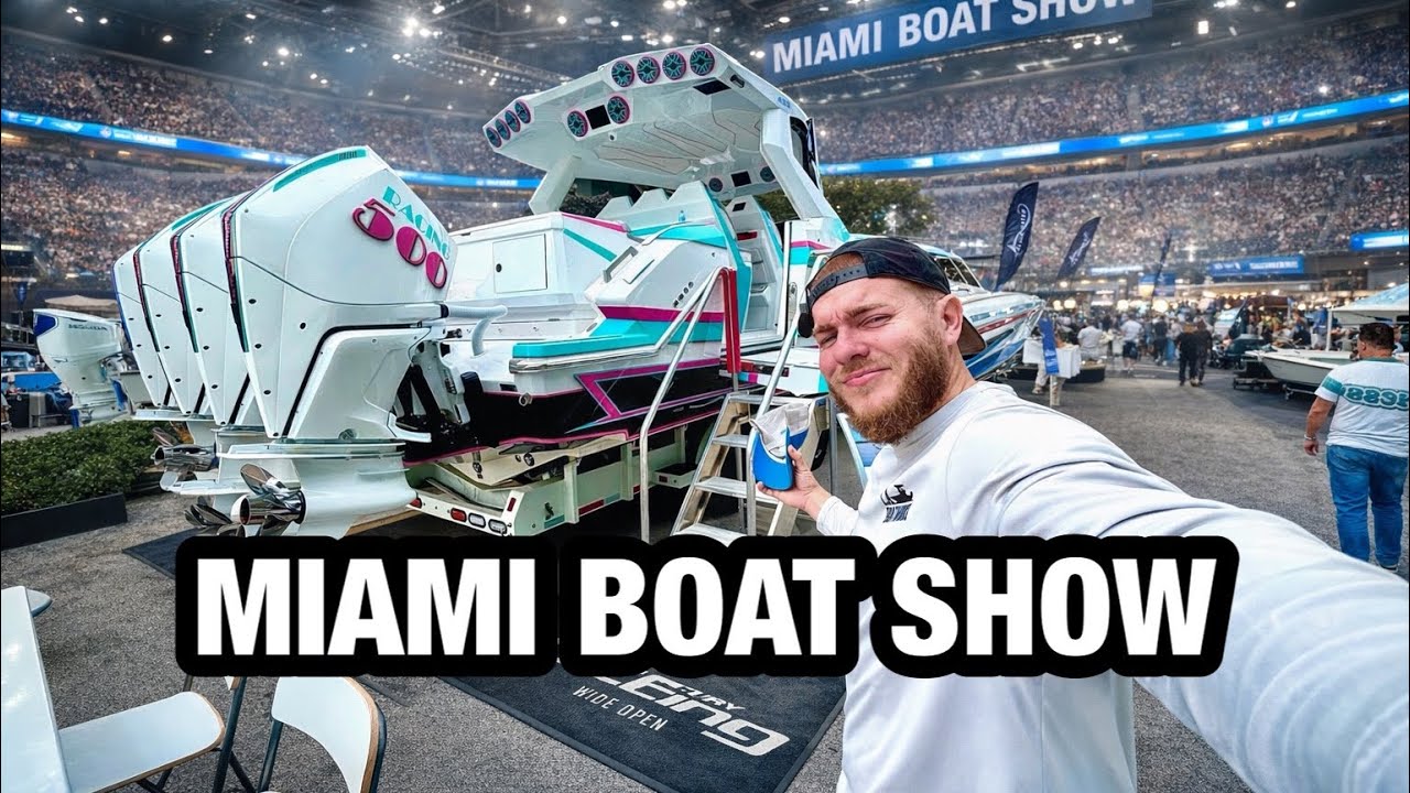 I SNUCK IN TO THE MIAMI BOAT SHOW - (MIBS)
