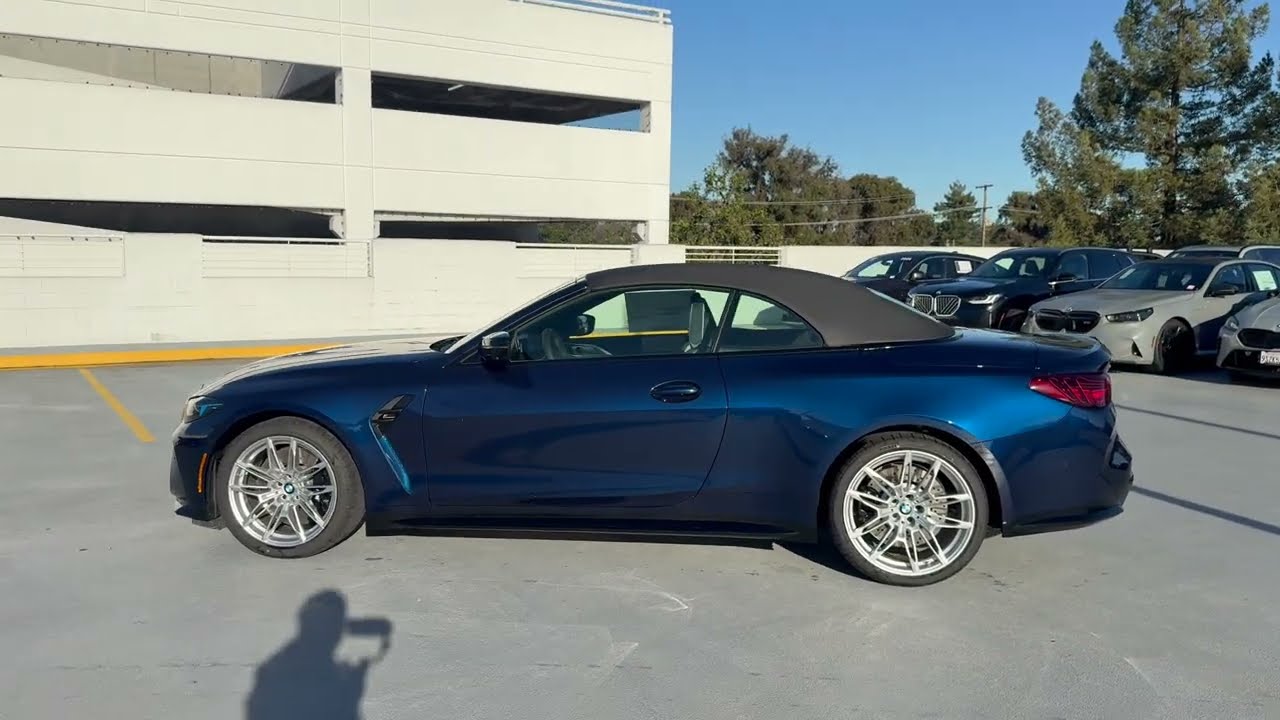 Представляем кабриолет BMW M4 Competition xDrive 2026 года в цвете Tanzanite Blue | 4K
