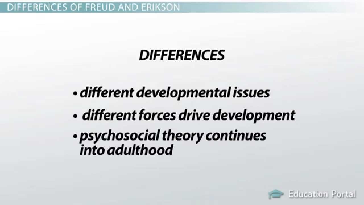 Differences Between Freud and Erikson's Approach to Psychoanalytic Theory: Differences and Analysis