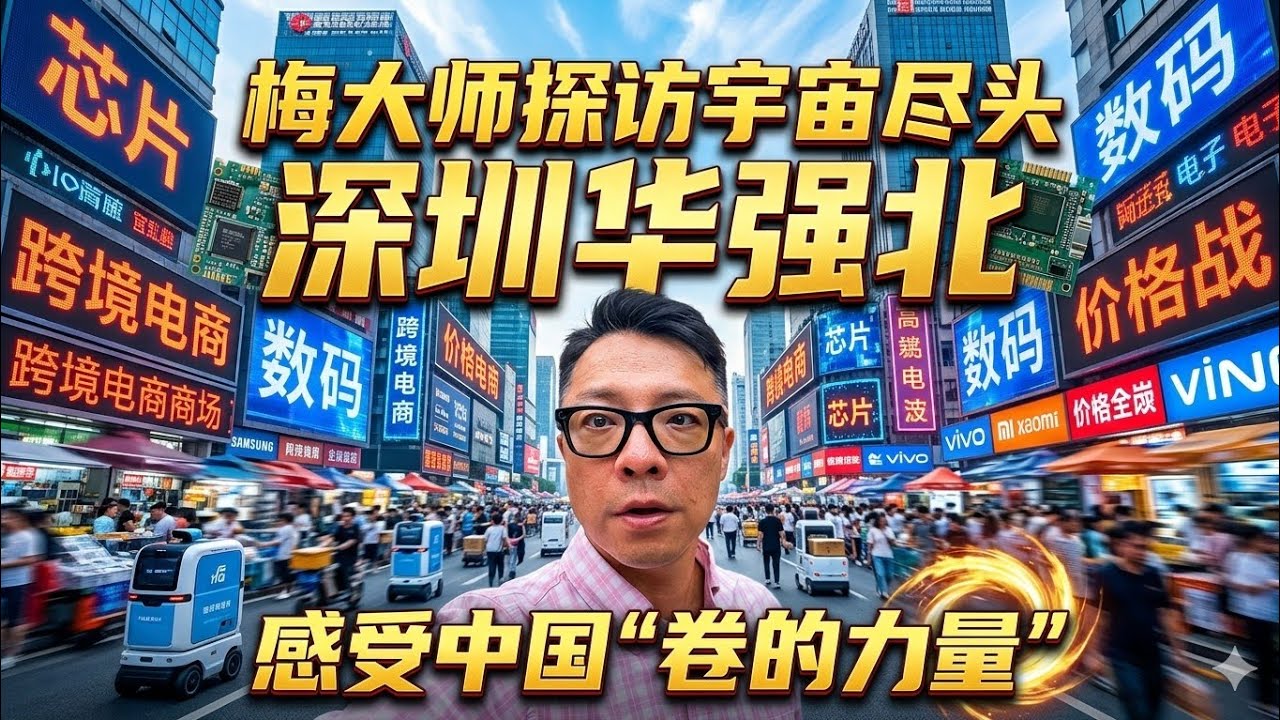 感受&rdquo;卷的力量&ldquo;：梅大师探访宇宙尽头&ldquo;深圳华强北&ldquo;！
