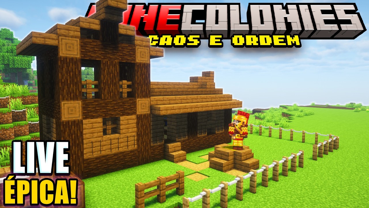 🛑 MINECOLONIES CAOS E ORDEM! GRAVANDO EP 3 e 4! !HOST !TOP