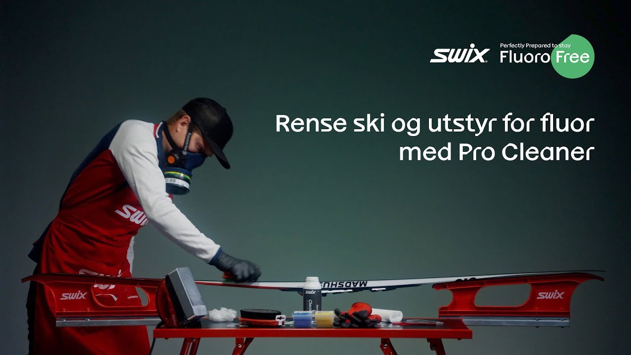 Rense fluor fra ski med i94 Pro Cleaner - Swix