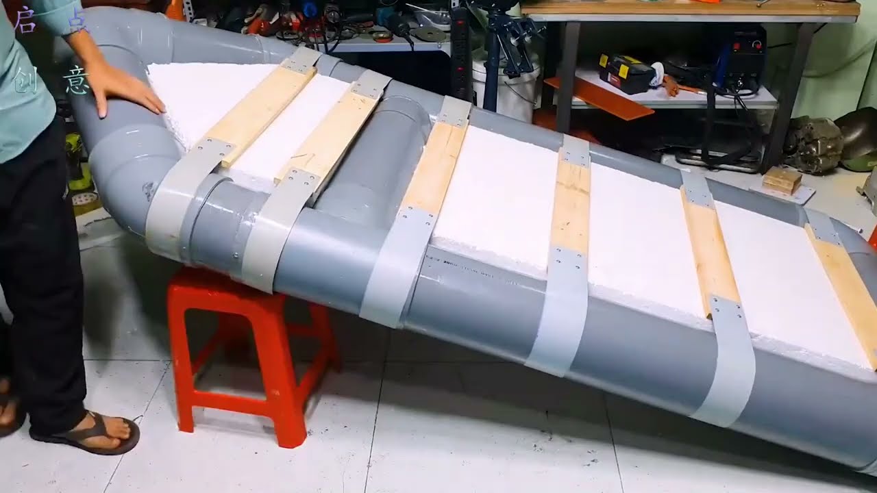 Plastic Pipe Boat Amazing Video