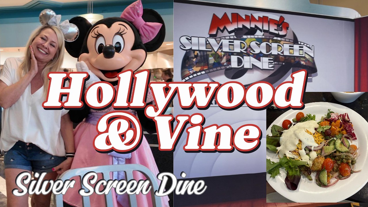 Hollywood & Vine Silver Screen Dine Lunch 2026 | Disney Hollywood Studios Character Dining