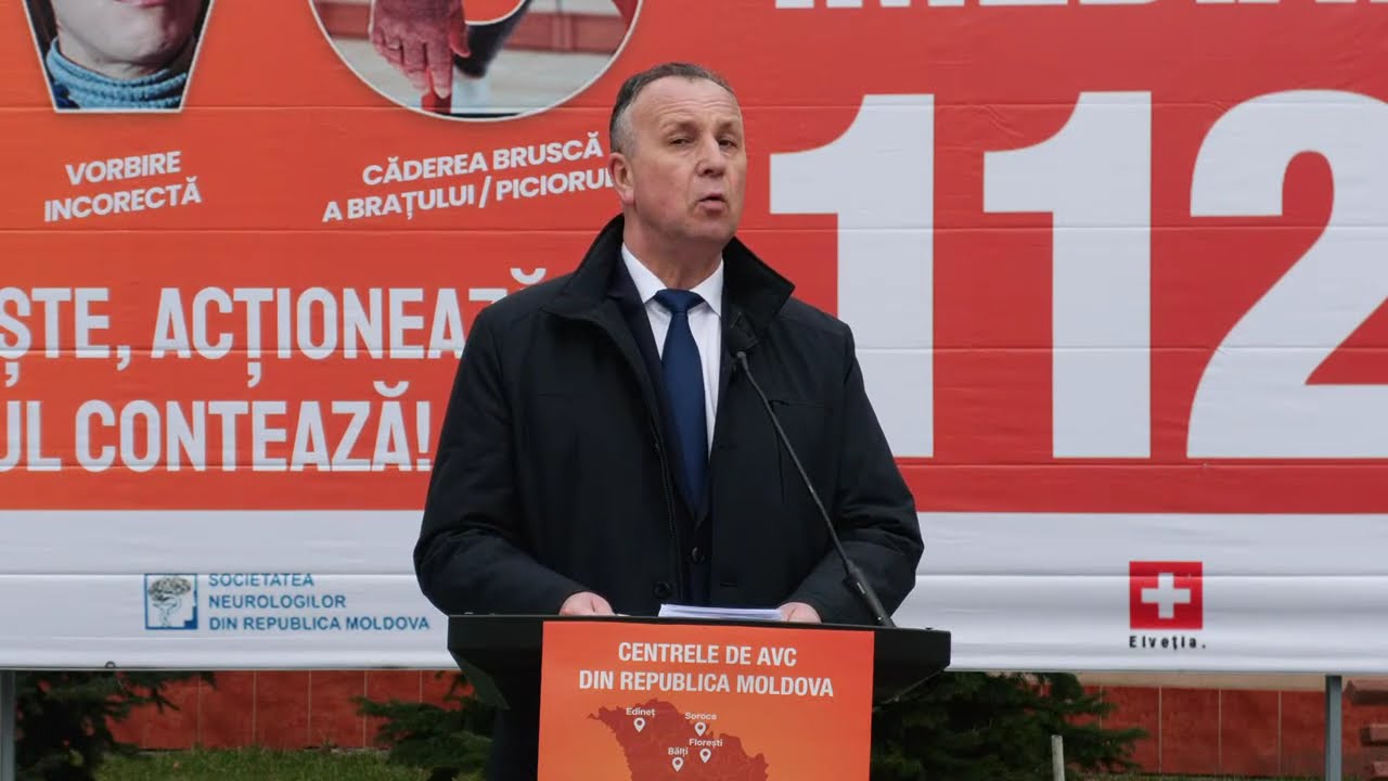 Relansarea Campaniei naționale de informare pentru prevenirea și recunoașterea timpurie a AVC