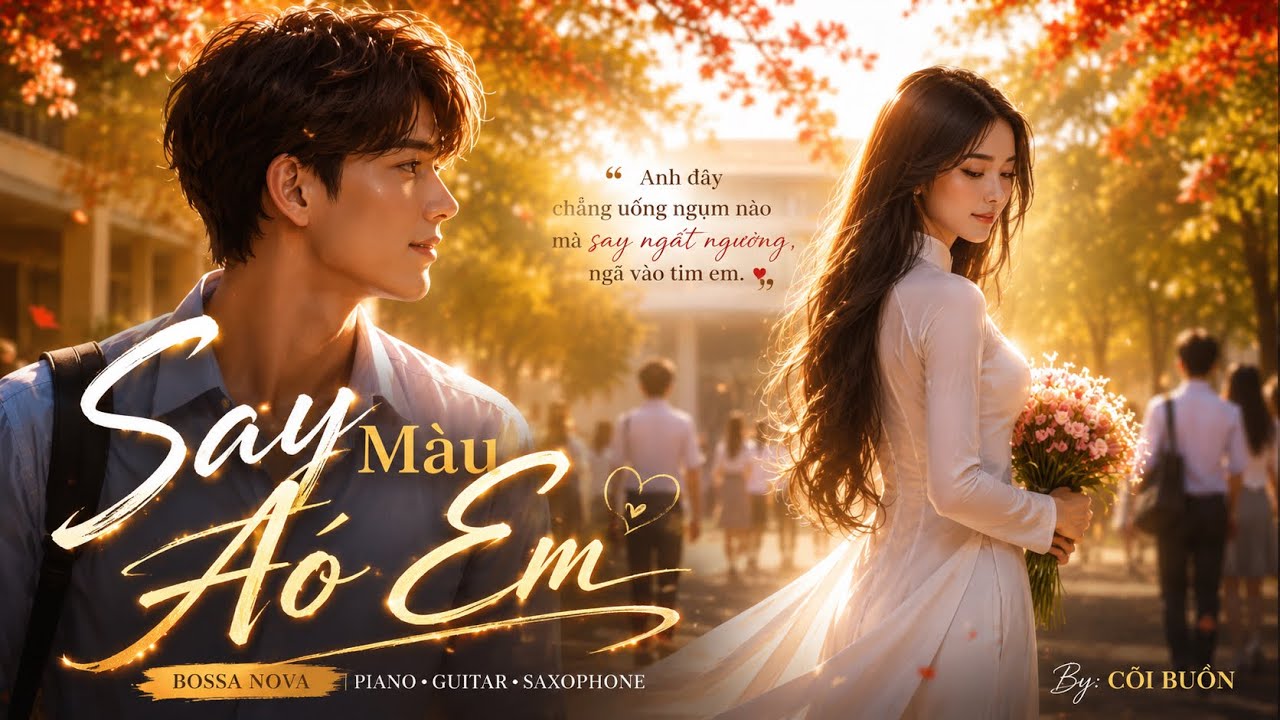 Say Tình - Con cò đi uống rượu đêm, Say té xuống ao. Anh chẳng uống ngụm nào Mà say ngã vào tim em..