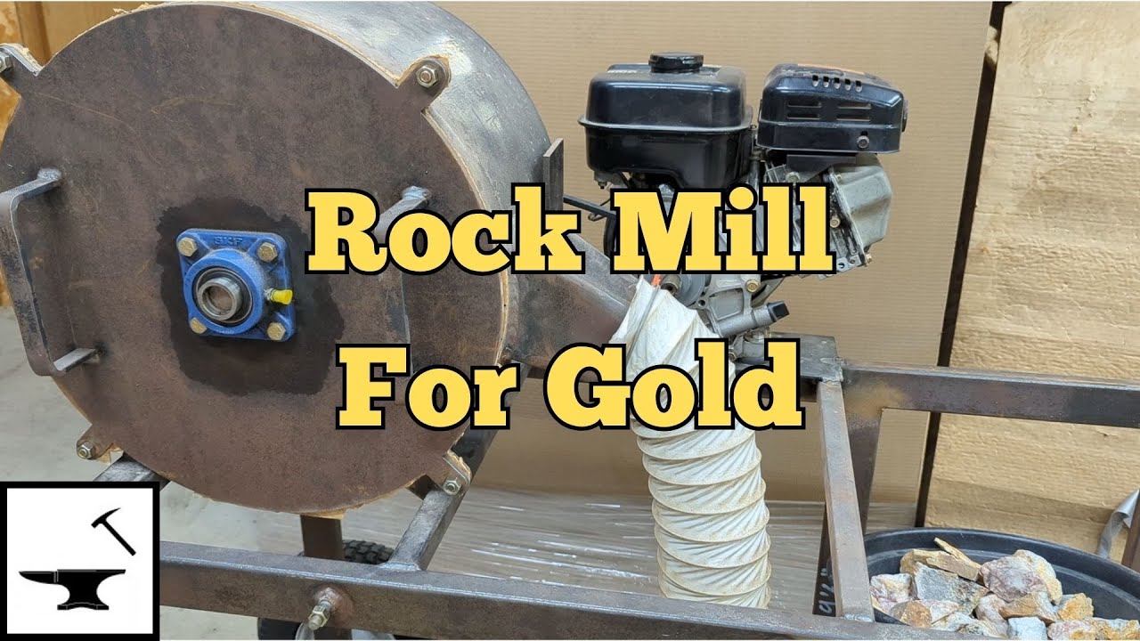 Rock Crusher Build - Impact Chain Mill For Gold Prospecting