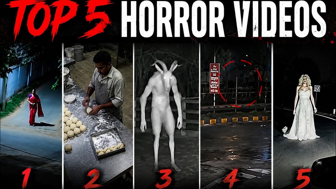 Top 5 Horror Vidios ☠️ | New Horror Footages Capture 