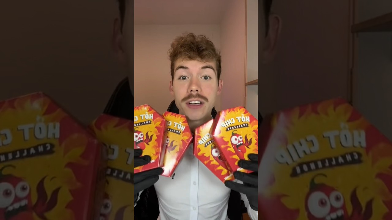 4 Hot Chips 🔥 #hotchipchallenge #challenge #spicy