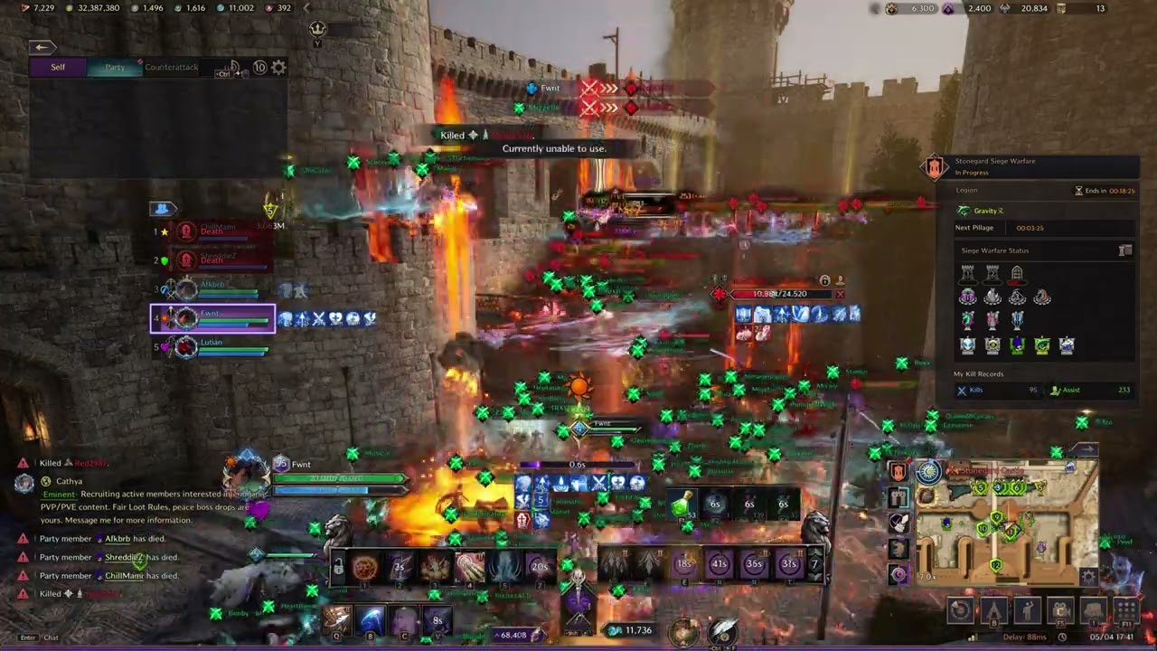 Throne and Liberty Siege - 150+ Kills - Bella Staff Liberator