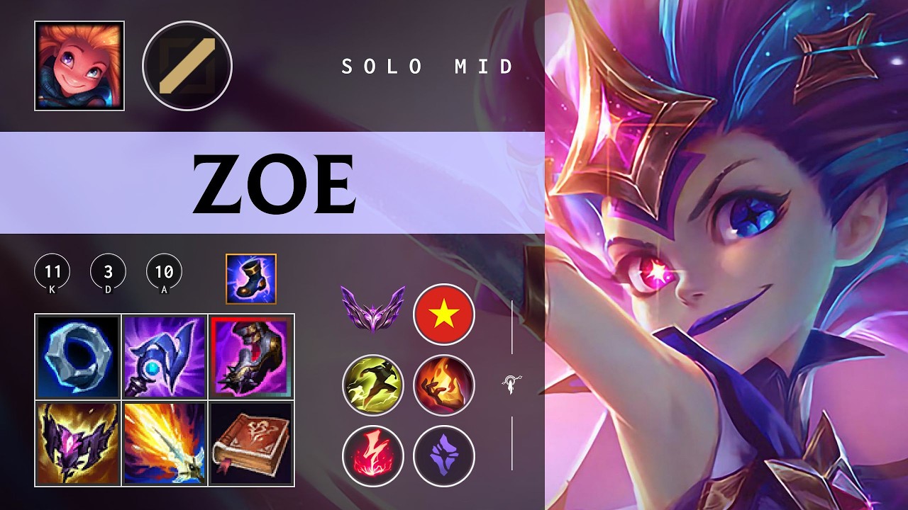 Zoe Mid vs Yone - VN Master Patch 26.04