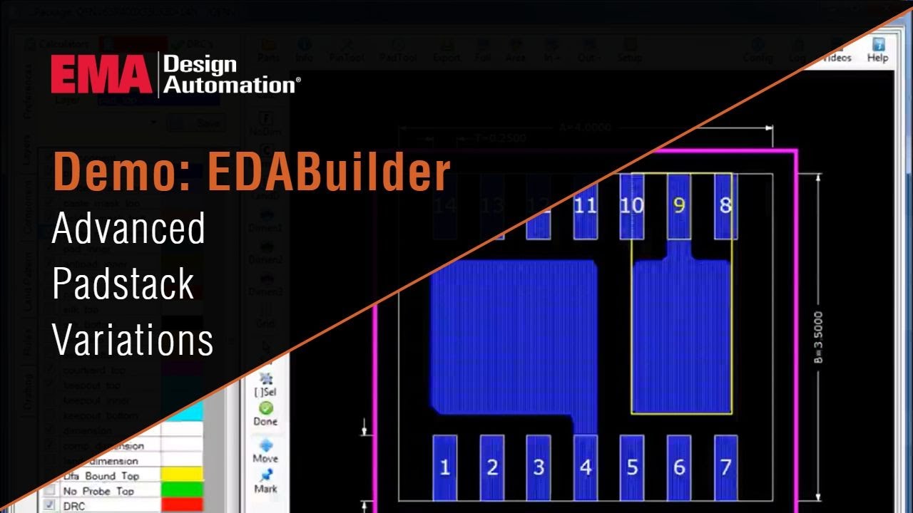 EDABuilder Advanced Padstack Variances