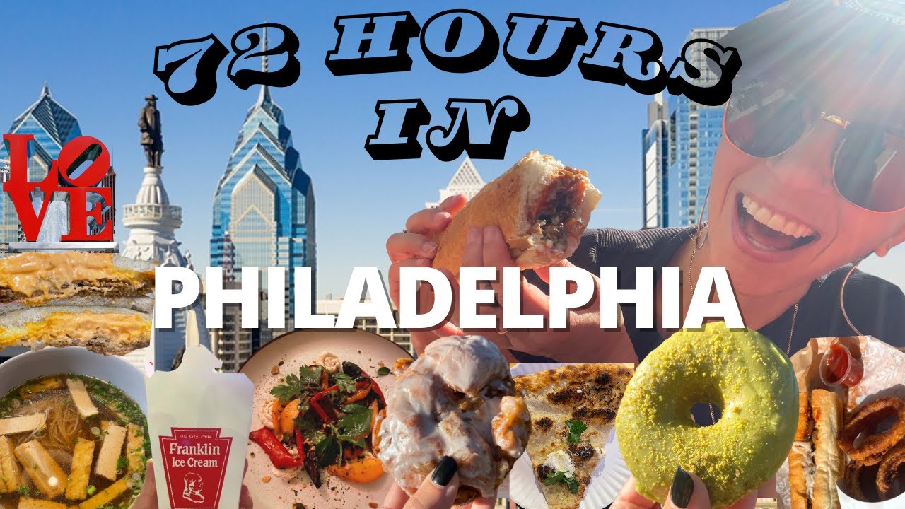 Philly Vegan FOOD TOUR l cheesesteak, SUSHI & the BEST pizza?!