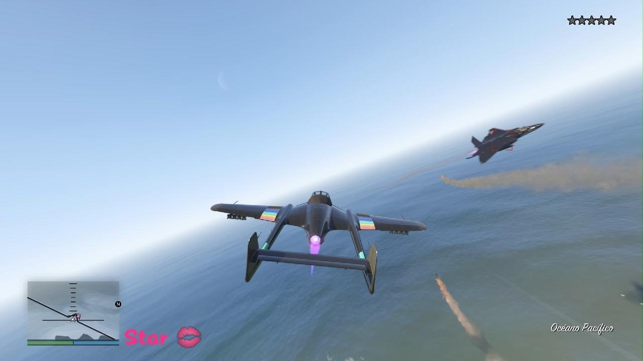 Grand Theft Auto V_UN PASEO CON  PYRO POR FORT ZANCUDO Y NI EL JUGADOR DEL CAZA PUDO CONMIGO 🤣