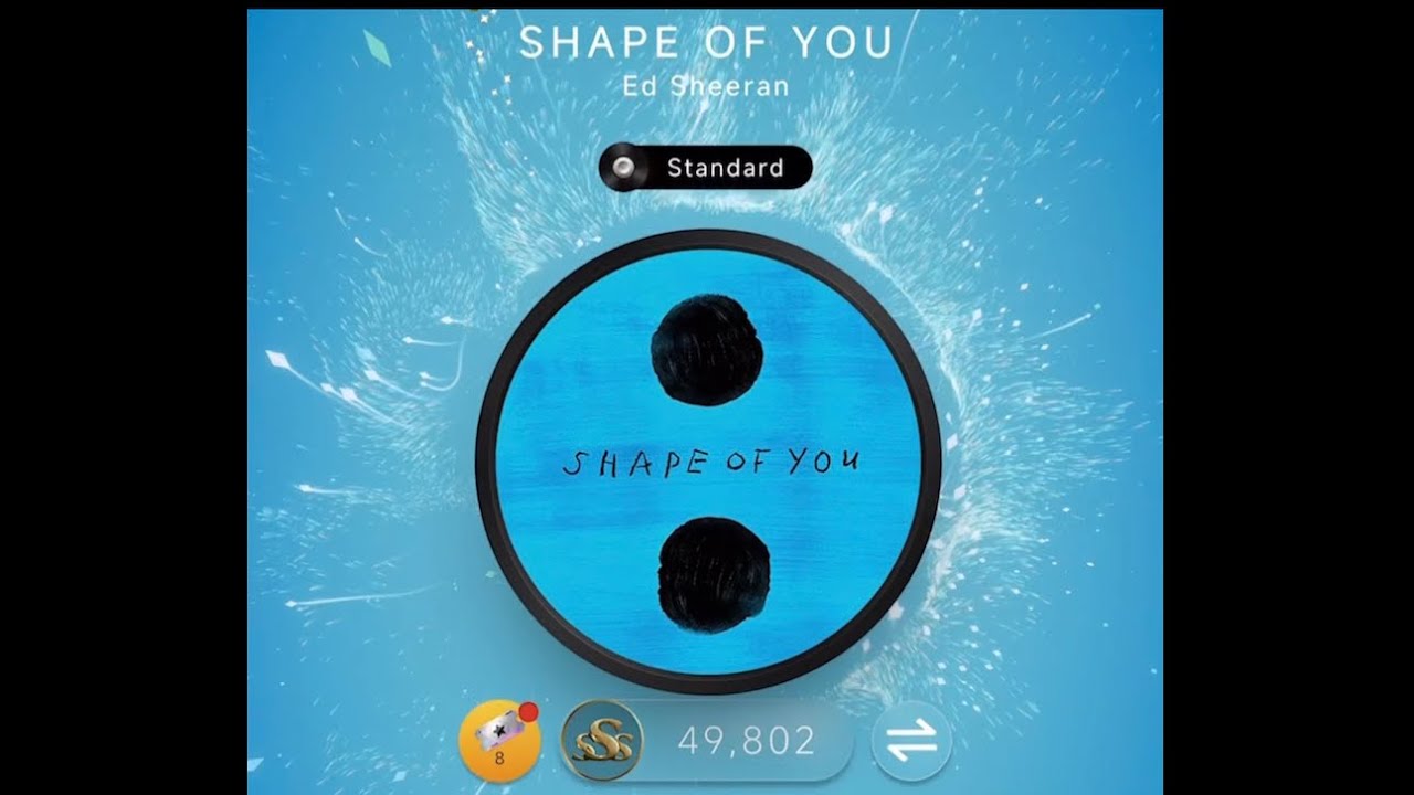 First Ever Gameplay (Hi Beatz) shape of you. SSS Score