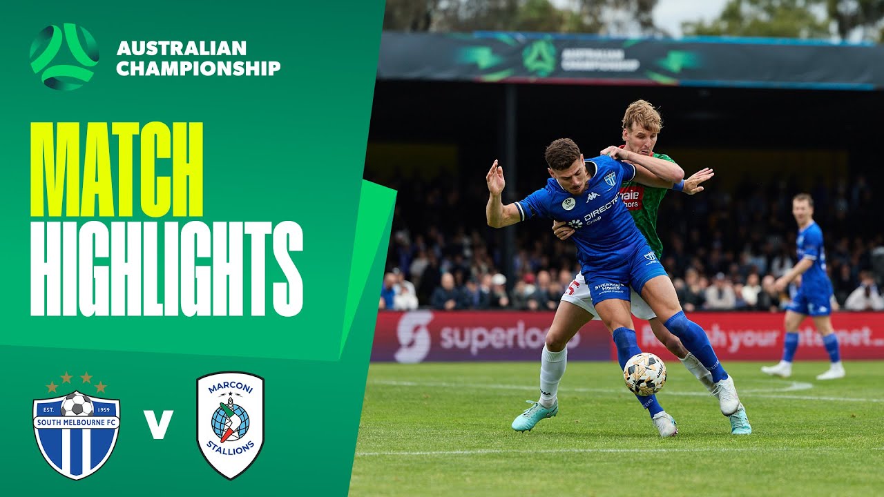South Melbourne v Marconi Stallions | Highlights | 2025 Australian Championship Grand Final