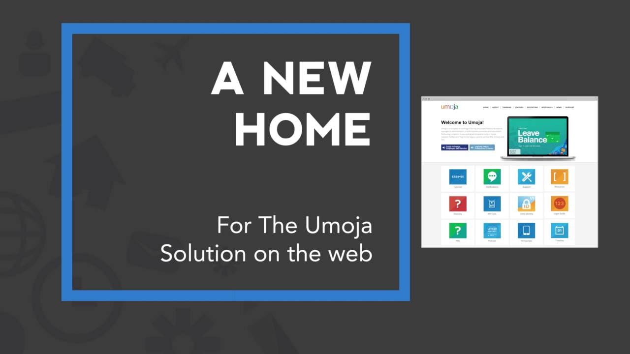 New Umoja Website is Live!