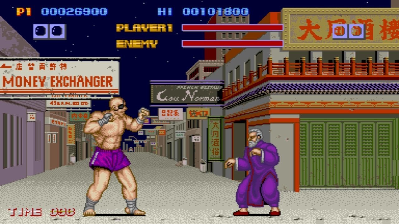 Street Fighter 1 [Arcade] - play as Sagat (playthrough)