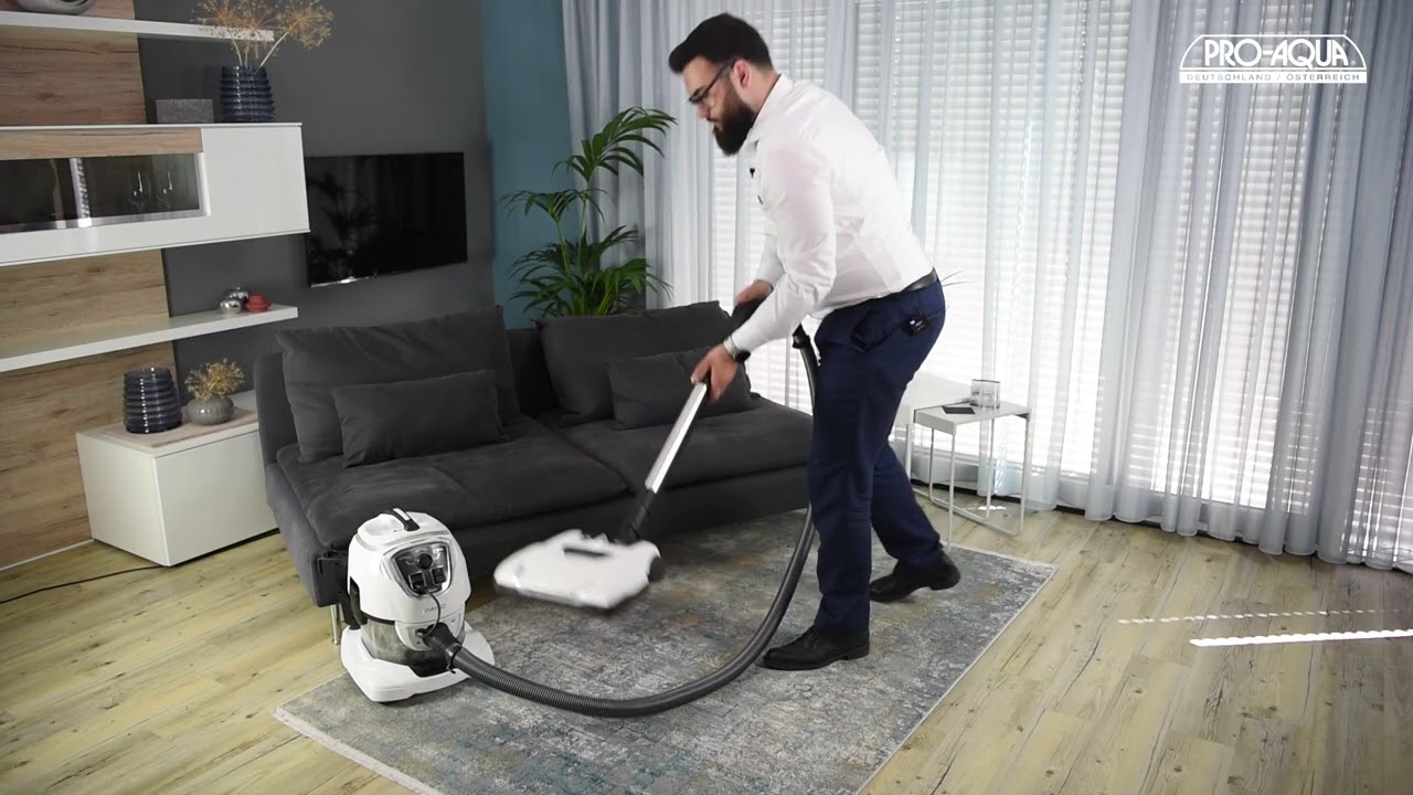 Teppich, Polster und Matratzenreinigung mit dem Vivenso Staubsauger mit Wasserfilter!