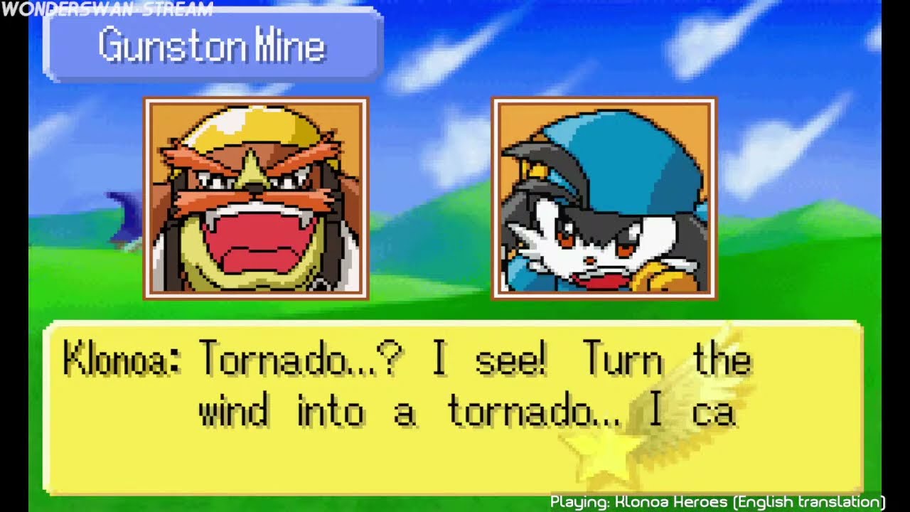 [WONDERSWAN・STREAM] Klonoa Heroes (English translation)
