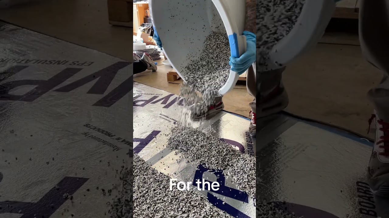 EPDM rubber granule surfacing! #wichitakansas #epdm #waba2024 #wabahomeshow