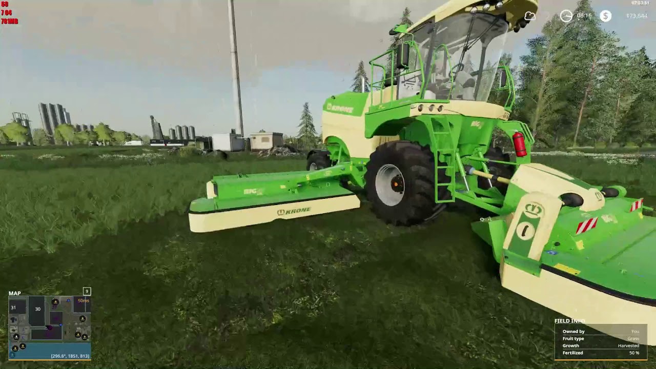 Farming Simulator 19 NF Match map MP server pt.21 Big Mower!!