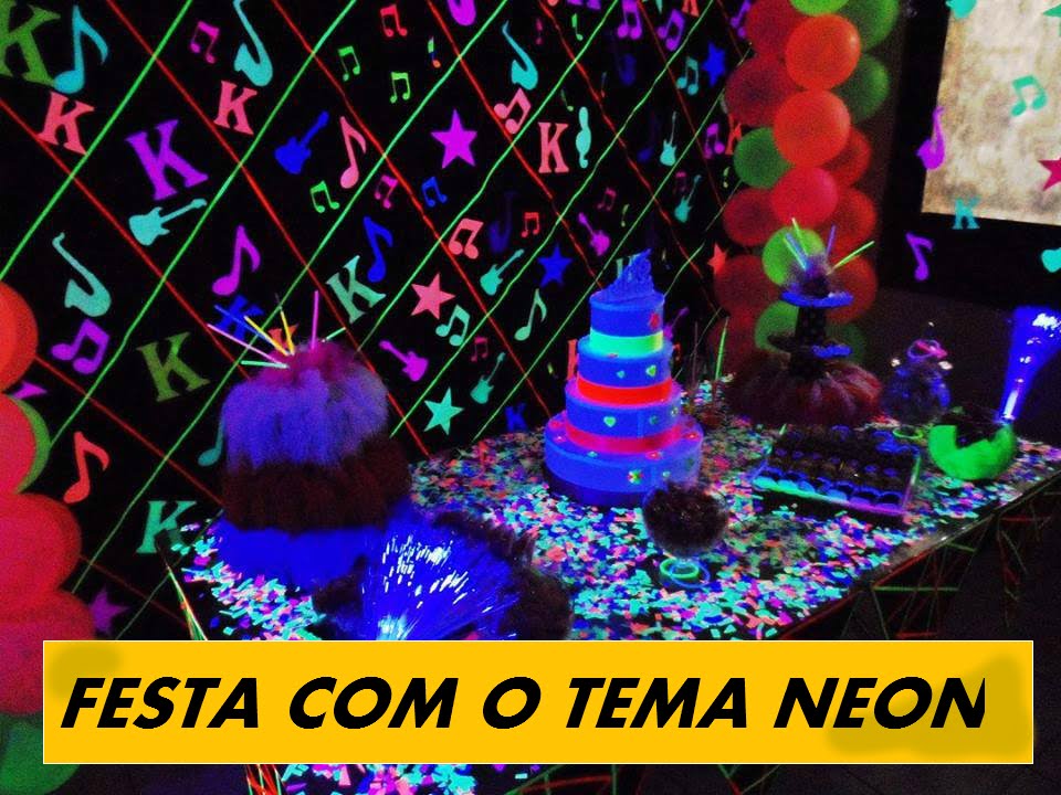 FESTA  DE 15 ANOS TEMA: NEON