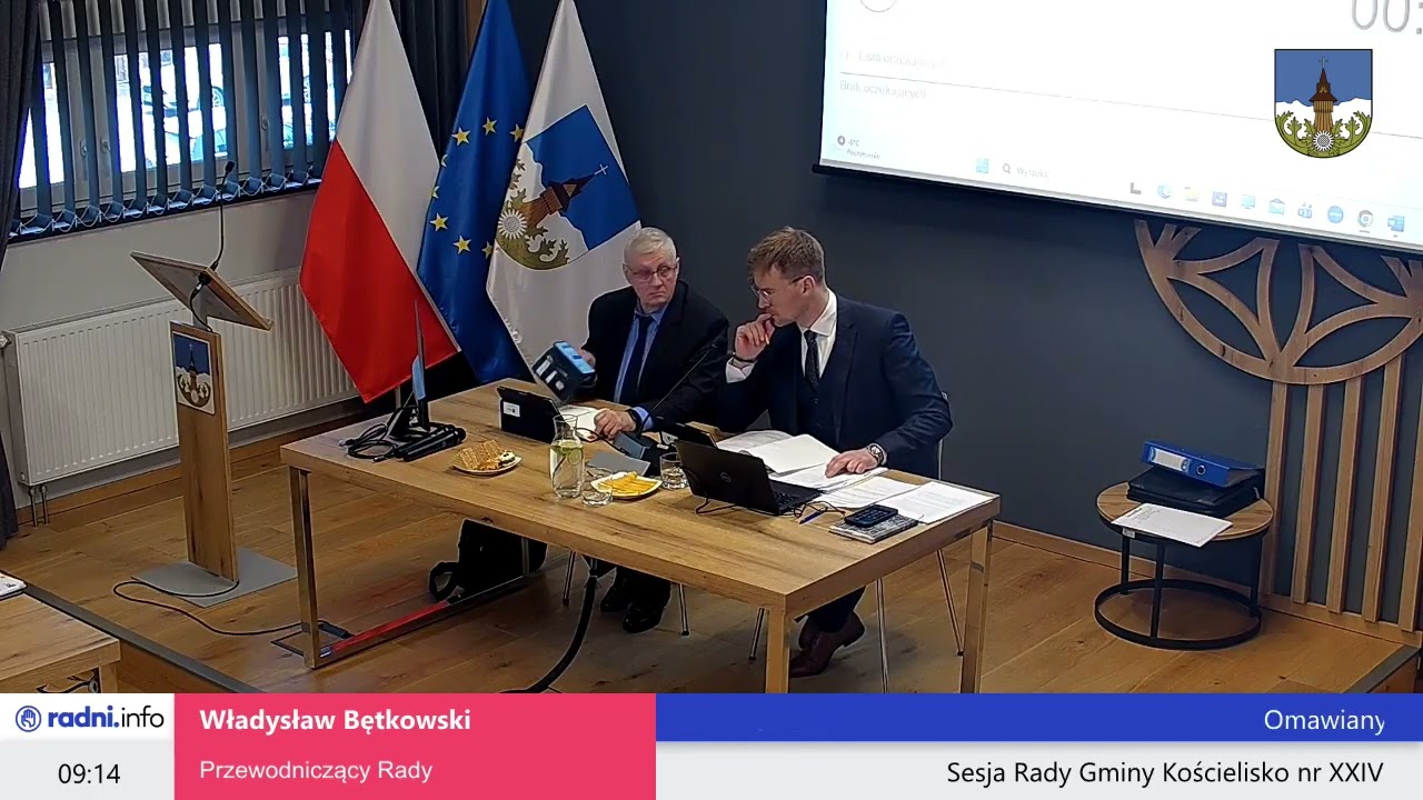 Sesja Rady Gminy Kościelisko nr XXIV Data nagrania: 2026-02-09