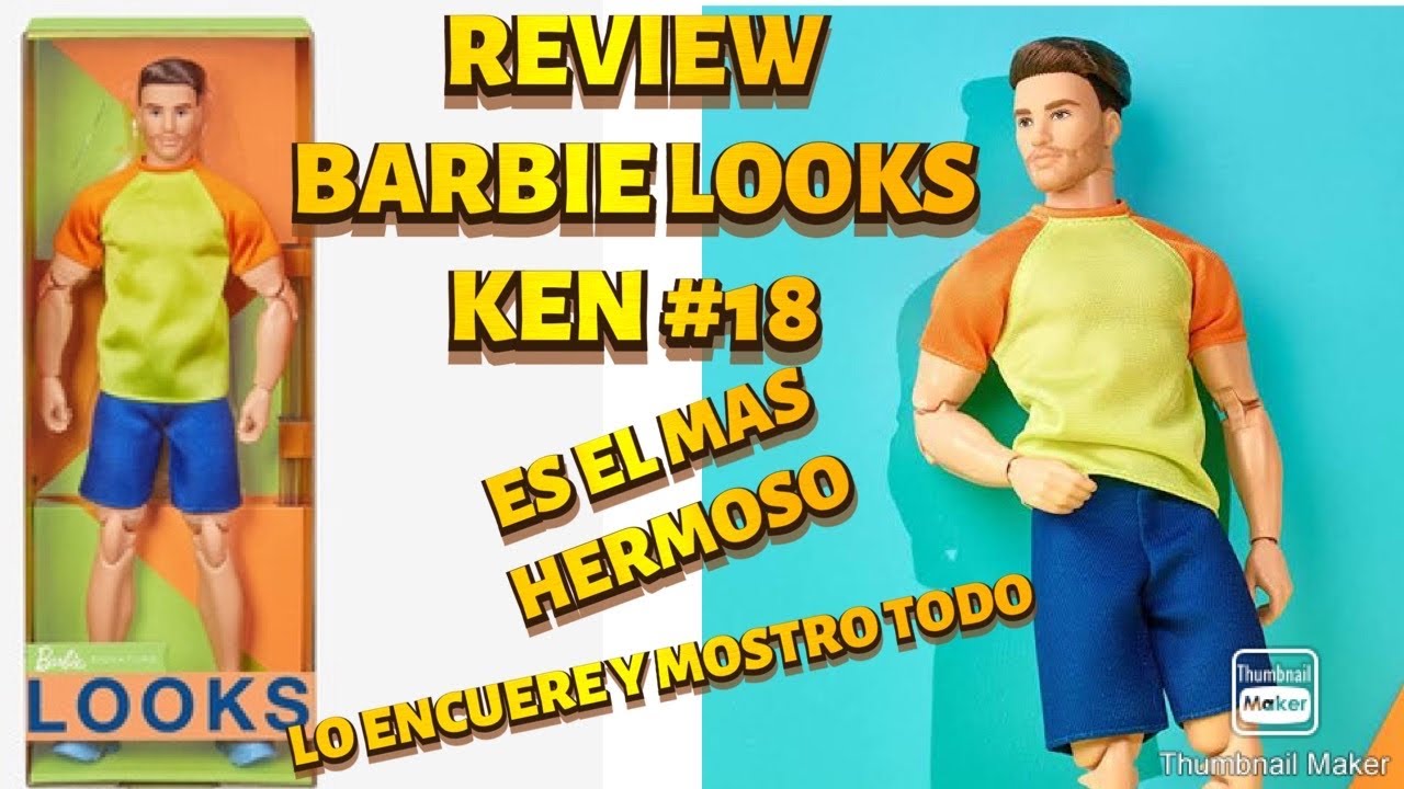 BARBIE LOOKs 18 2023, KEN LOOKS 18, REVIEW Y UNBOXING, ES HERMOSO Y LO MUESTRA TODO.