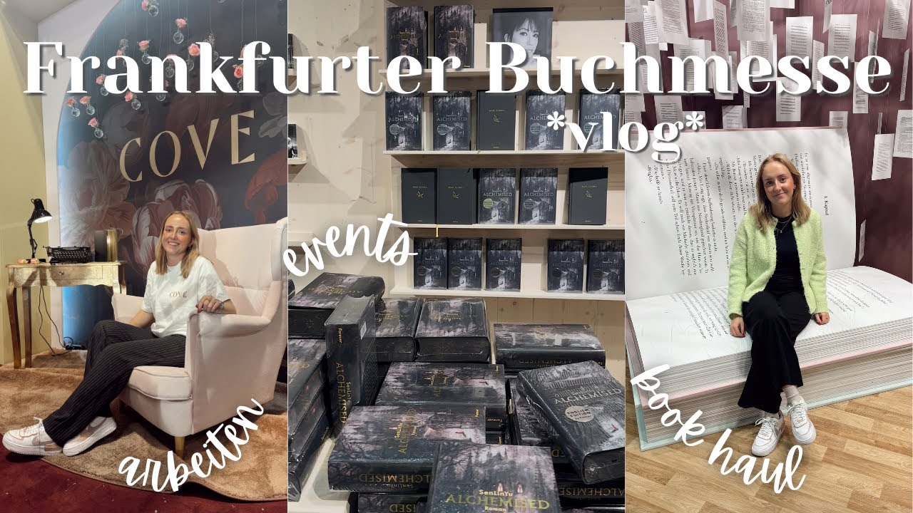 Frankfurter Buchmesse 2025 *vlog*💌🪩 Book Haul, Events & Arbeiten