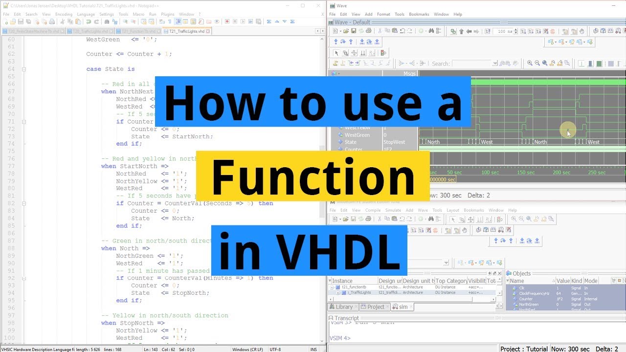 How to use a Function in VHDL
