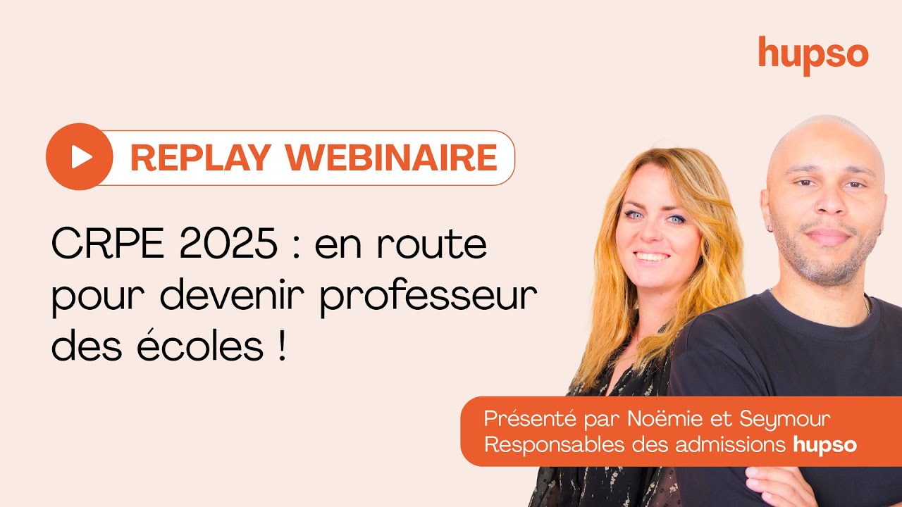 CRPE 2025 : En route pour devenir professeur des écoles !