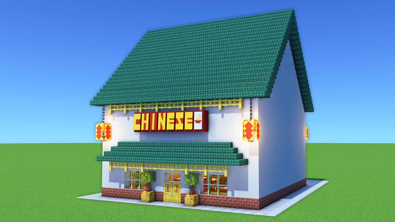 How To Make A Chinese Restaurant | Including Interior
