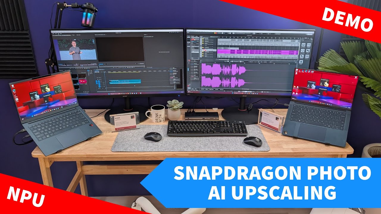 GigaPixel Pro Demo Using Qualcomm Snapdragon NPU